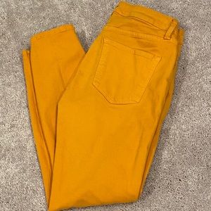Mustard yellow jeans
